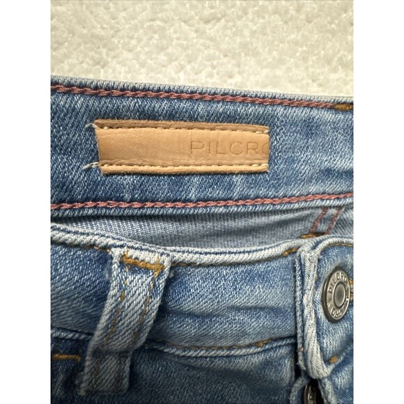 Anthropologie Pilcro High Waist Flared Button Fly Jeans Sz 27 - Picture 3 of 10